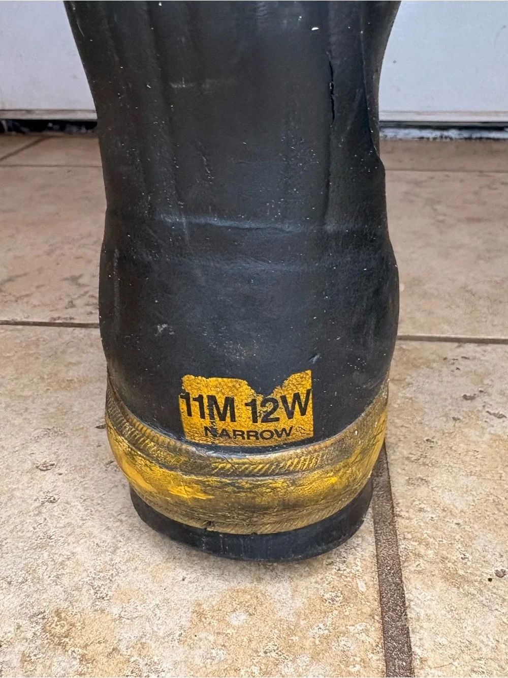 Servus Firefighter Black and Yellow Rubber Boots